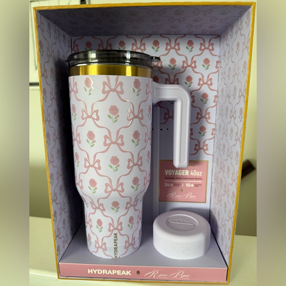 Hydrapeak Voyager Rose Bow Limited Edition Bottle